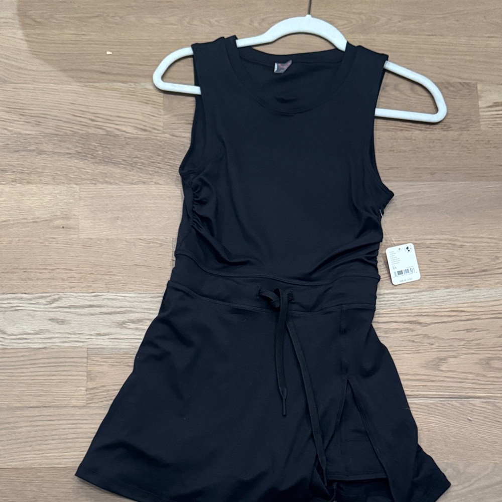 FP Movement Black Sleeveless Romper size XS NWT
